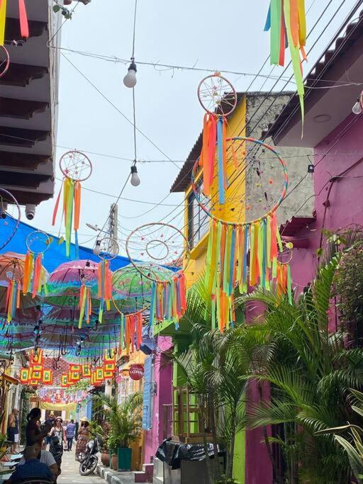 Apartamento En Getsemani Cartagena Bagian luar foto