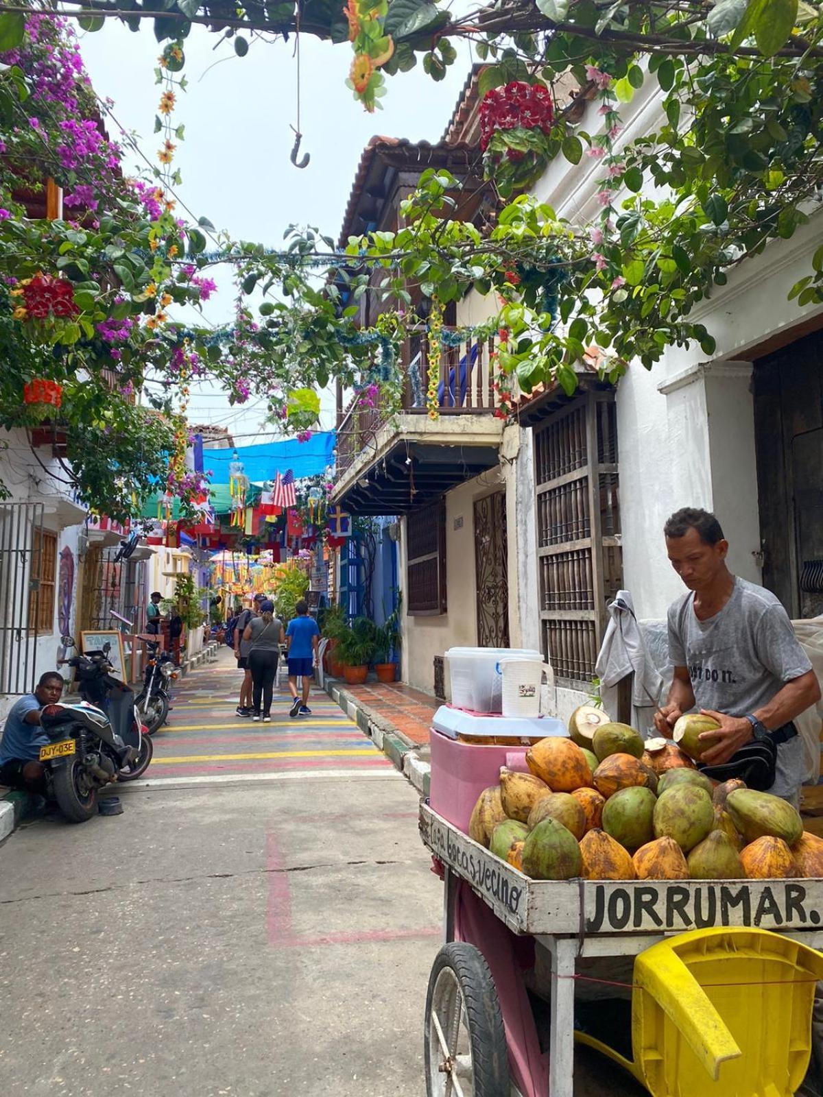 Apartamento En Getsemani Cartagena Bagian luar foto